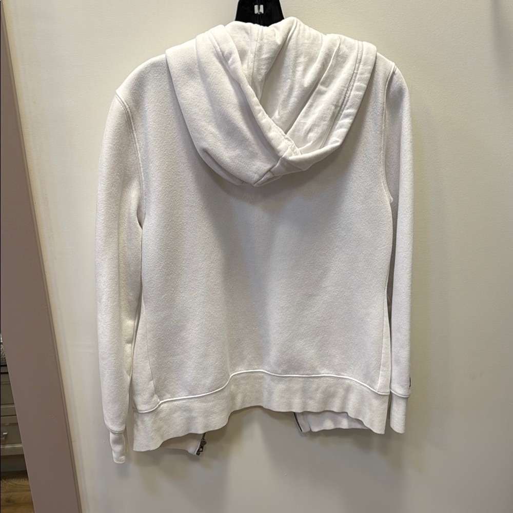 Notre Dame Jansport Hooded Sweatshirt White and Green - Picture 5 of 5
